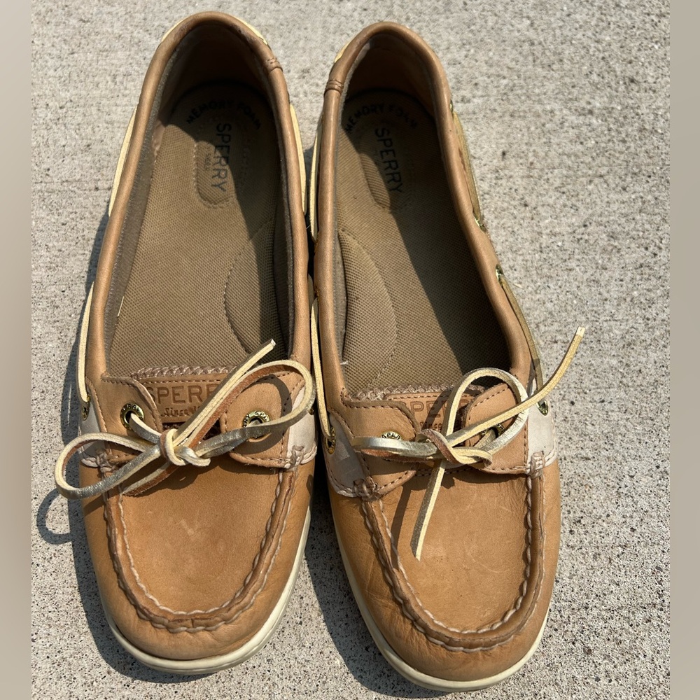 Sperry Women's Angelfish Metallic Boat Shoe Size 8